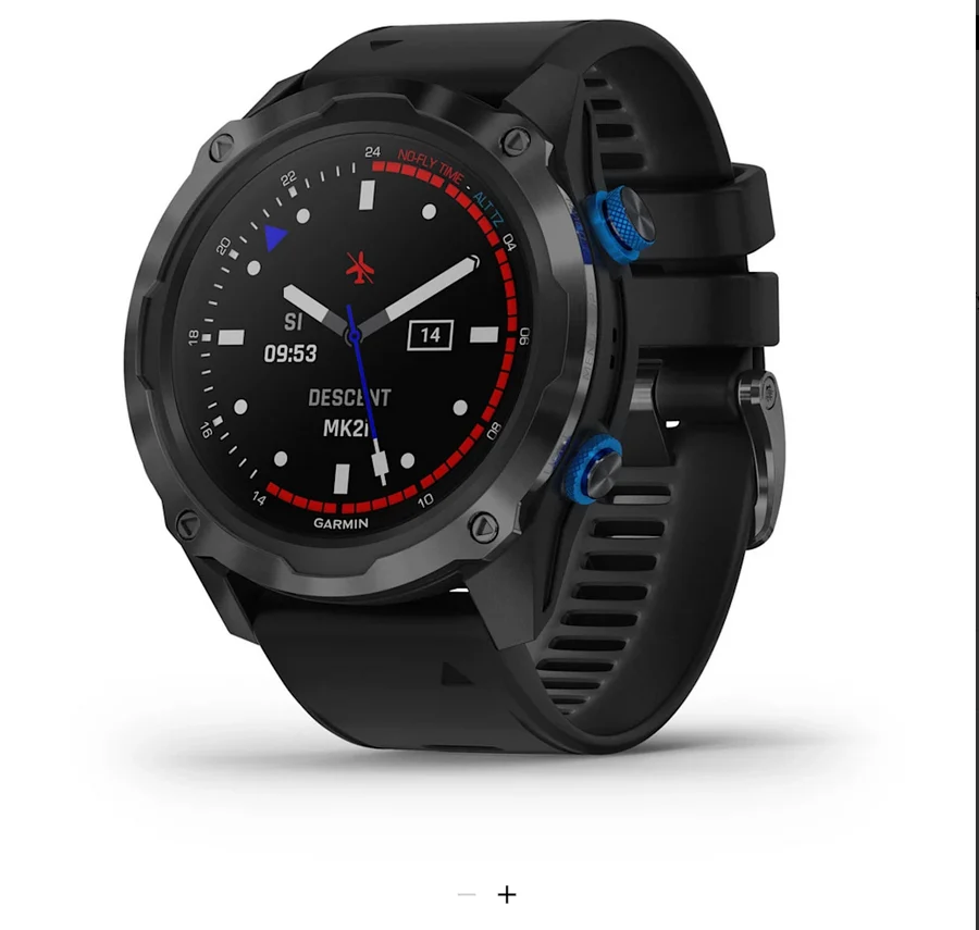 Descent™ Mk2iTitanium Carbon Gray DLC with Black BandPART NUMBER010-02132-01