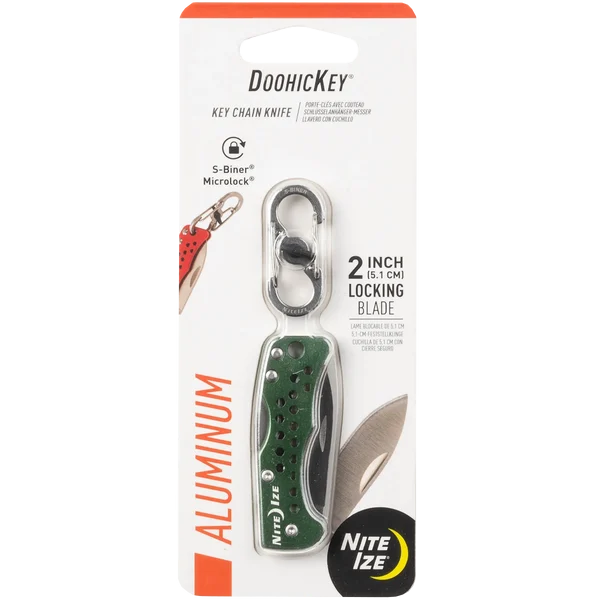 DoohicKey Key Chain Knife Olive