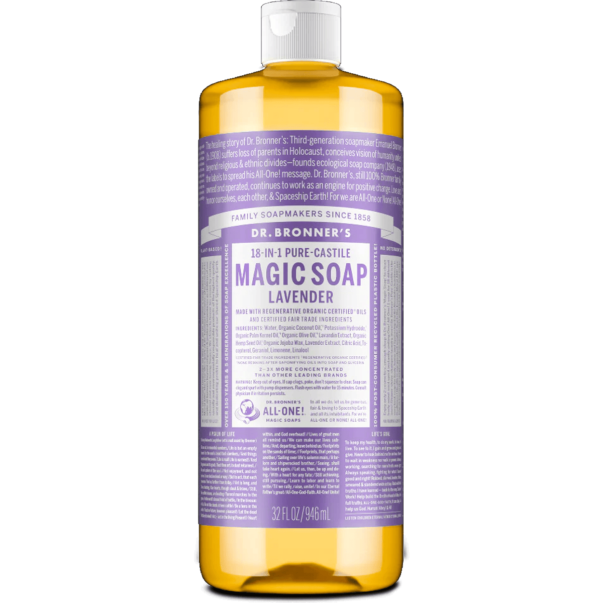 Dr. Bronner's Castile Liquid Soap