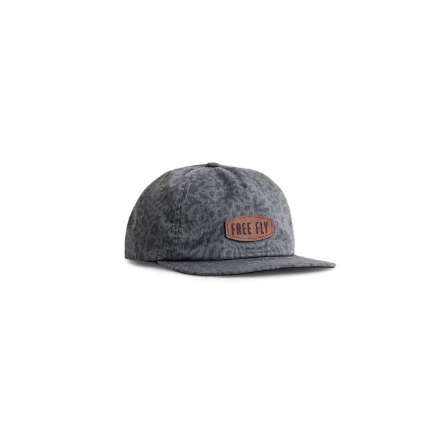Drifter Flat Brim Hat - Drifter Print - Fatigue