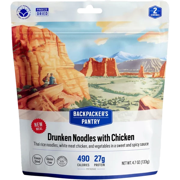 Drunken Noodles with Chicken (2 Servings)