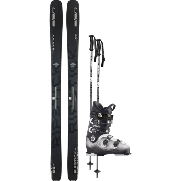 Elan Ripstick 96 Black Edition Demo Ski Package