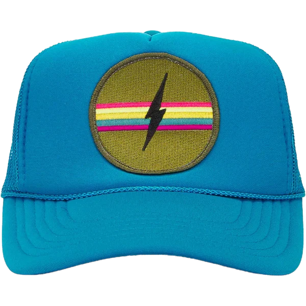 Electric Rainbow Trucker Hat