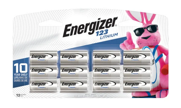 Energizer 123 Lithium Batteries (12-Pack) 3V Photo Batteries | Miyar Adventures