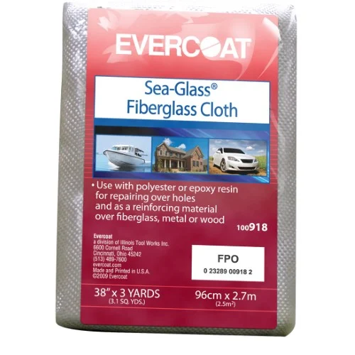 Evercoat 6 Oz. 38 in. X 3 Yds. Woven Fiberglass Cloth for All Marine R | Miyar Adventures