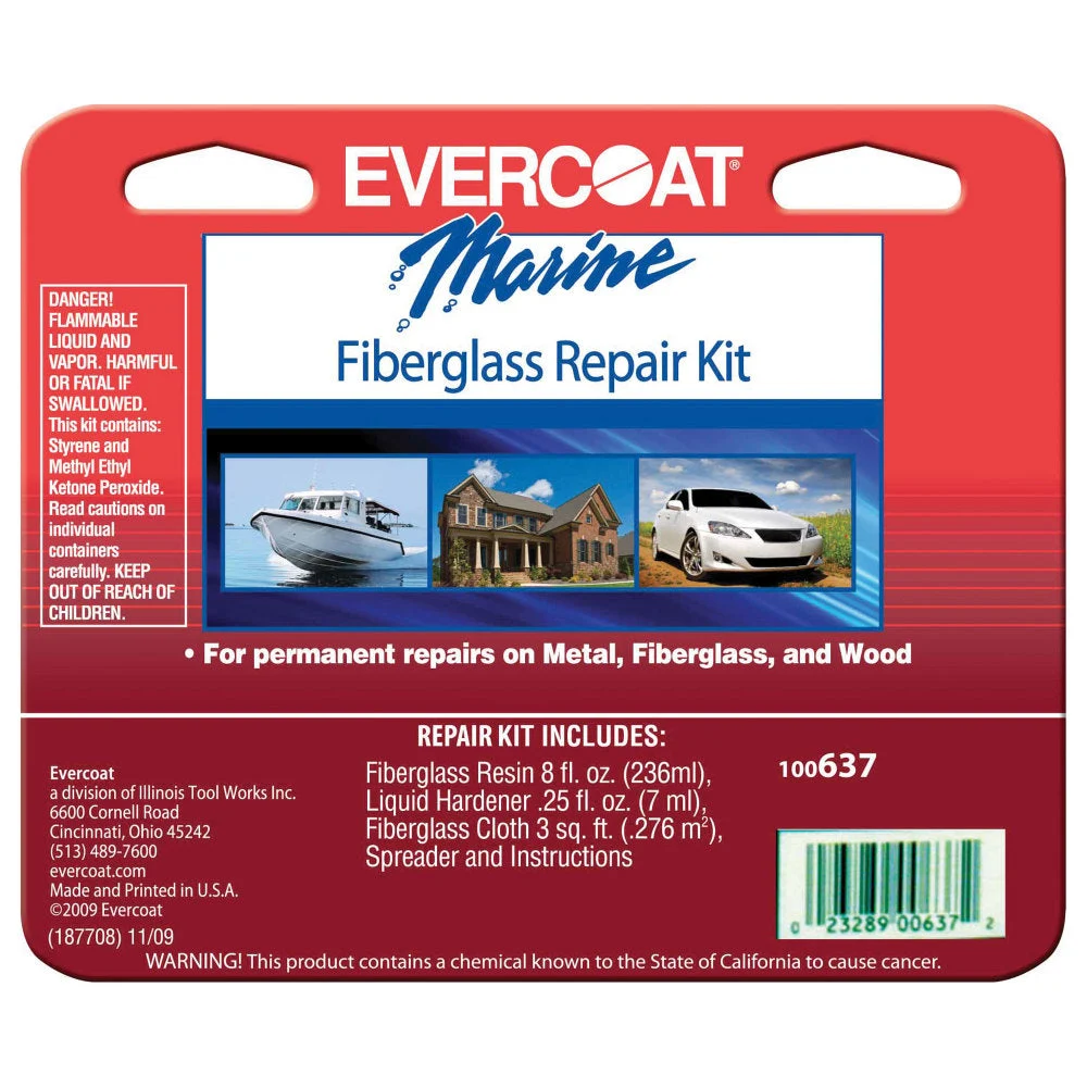 Evercoat Polyester Fiberglass Repair Kit - Half Pint Resin | Miyar Adventures