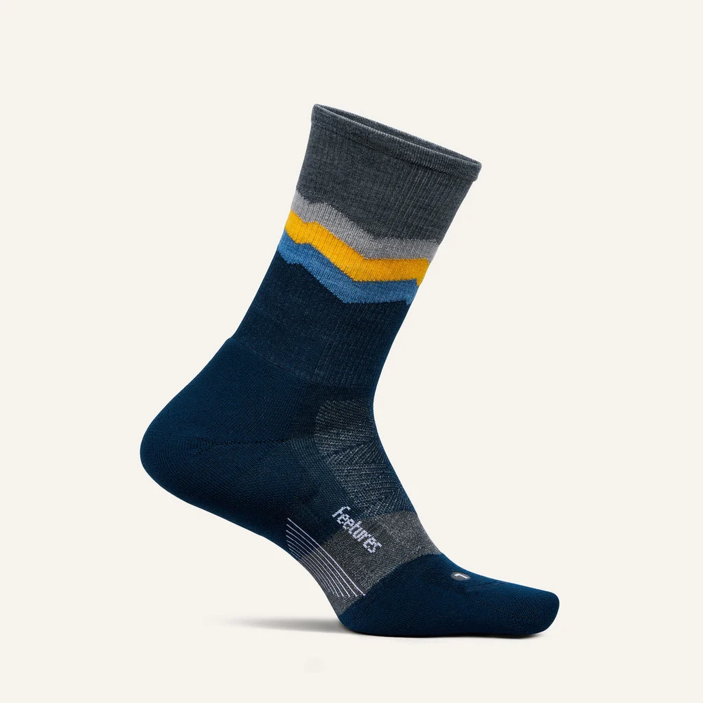 Feetures Merino 10 Max Cushion Mini Crew Socks | Miyar Adventures