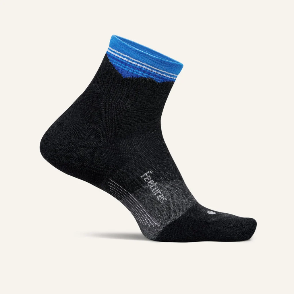 Feetures Trail Max Cushion Quarter Socks | Miyar Adventures