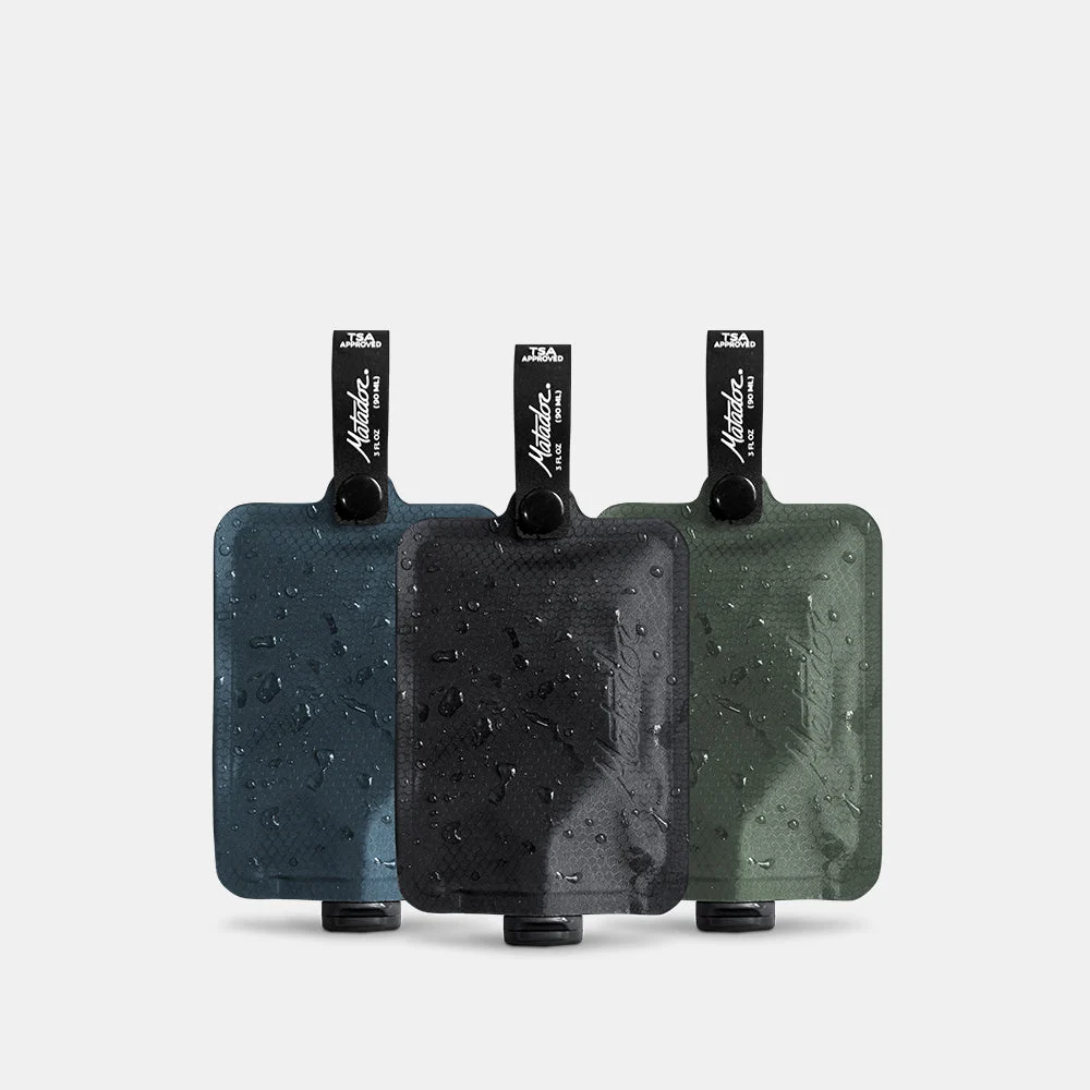 FlatPak Toiletry Bottle 3-Pack
