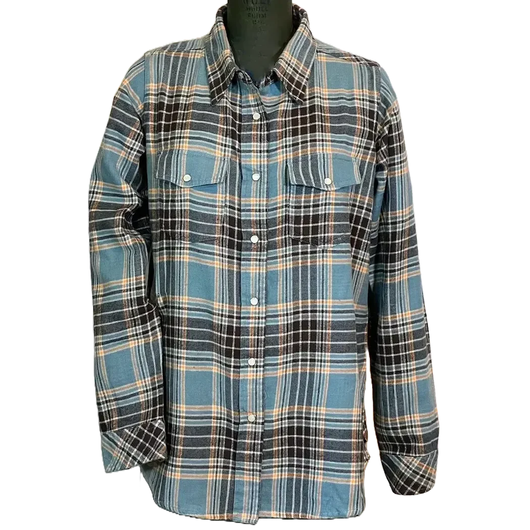 Flyshacker Women's Passion Pearl Snap Flannel shirt