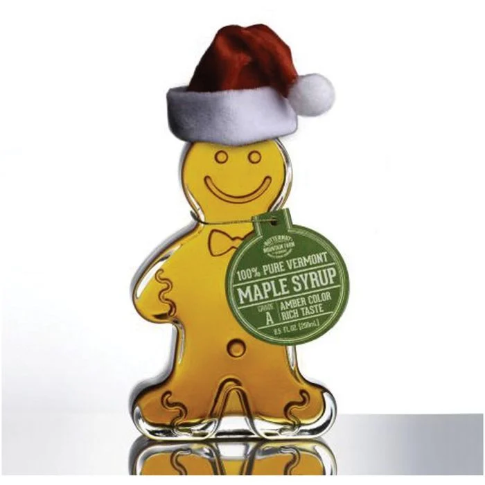 GINGERBREAD MAN PURE MAPLE SYRUP 8.5 OZ