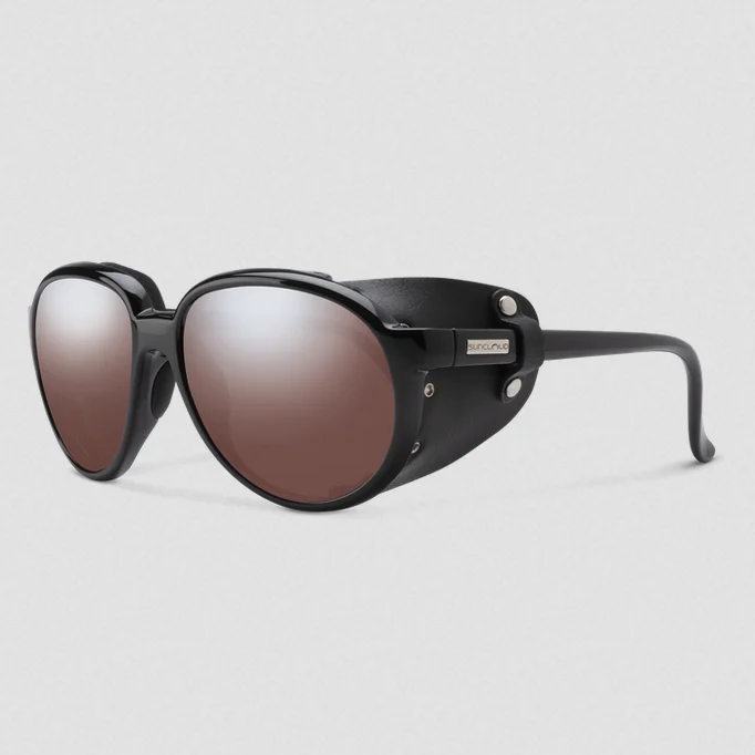 Glacier Black | Polarized Rose Flash Mirror