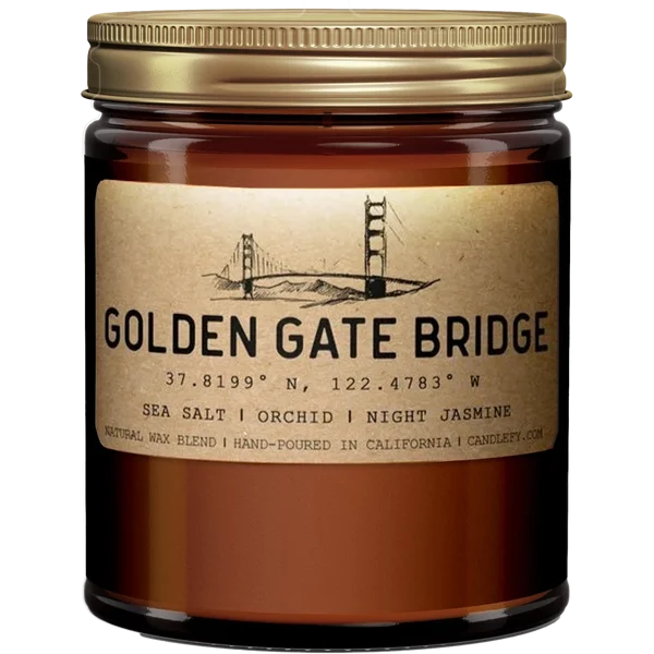 Golden Gate Bridge: California Candle
