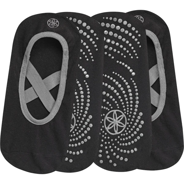 Grippy Yoga Barre Socks 2-PK