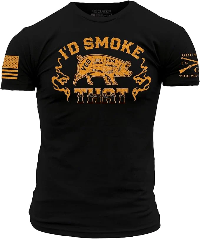 Grunt Style I'D Smoke That T-Shirt Men's | Miyar Adventures