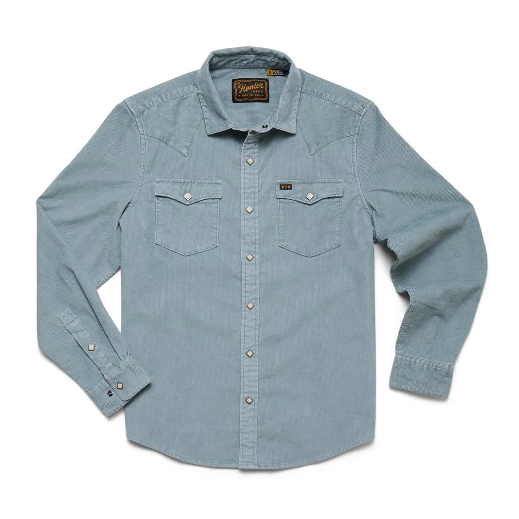 Howler Brothers Men's Banning Corduroy Snapshirt