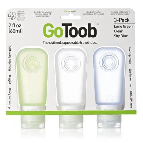 Humangear Small Gotoob Squeeze Travel Tubes | Miyar Adventures