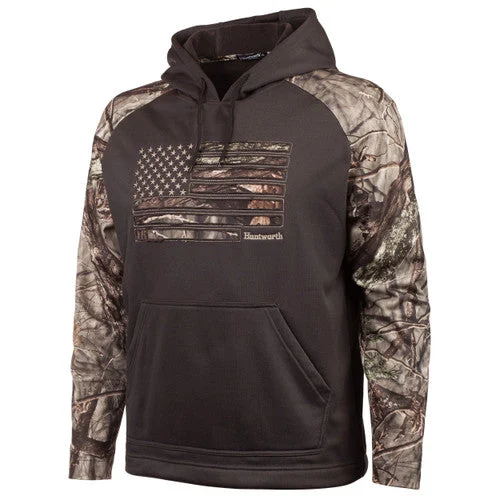Huntsworth Knit Jersey Hoodie Horizontal Camo Flag | Miyar Adventures