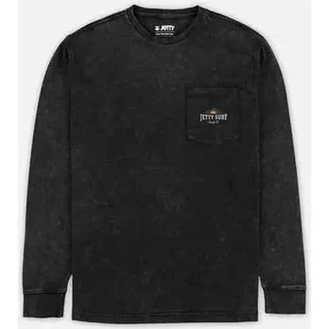 Jetty Men's Tanker Acid Wash Long Sleeve
