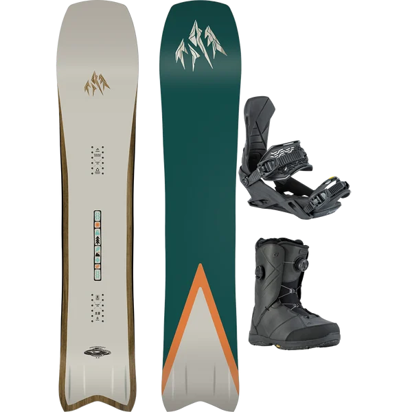 Jones Snowboards Hovercraft 2.0 Demo Snowboard Package
