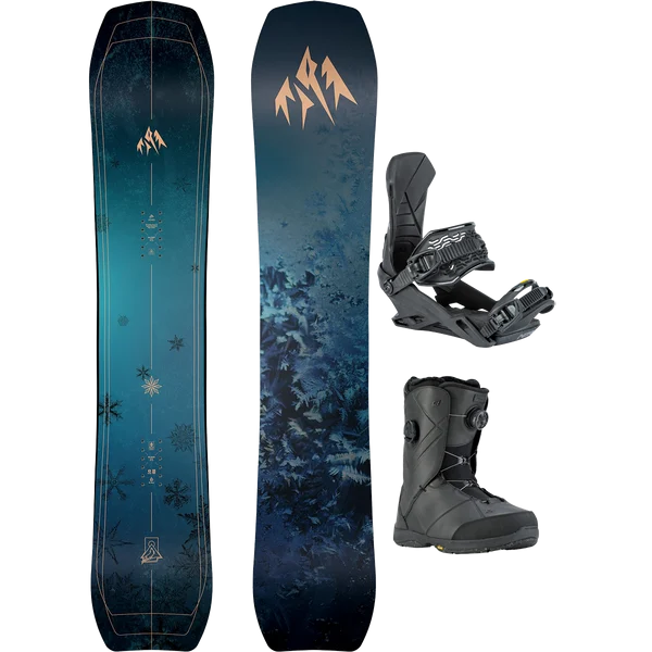 Jones Snowboards Women's Howler Demo Snowboard Package