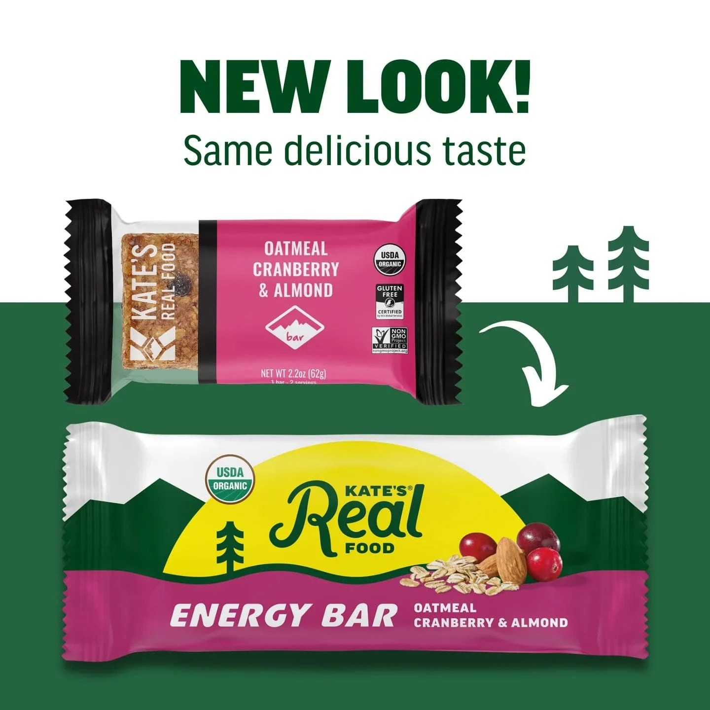 Kate's Oatmeal Cranberry & Almond Bar