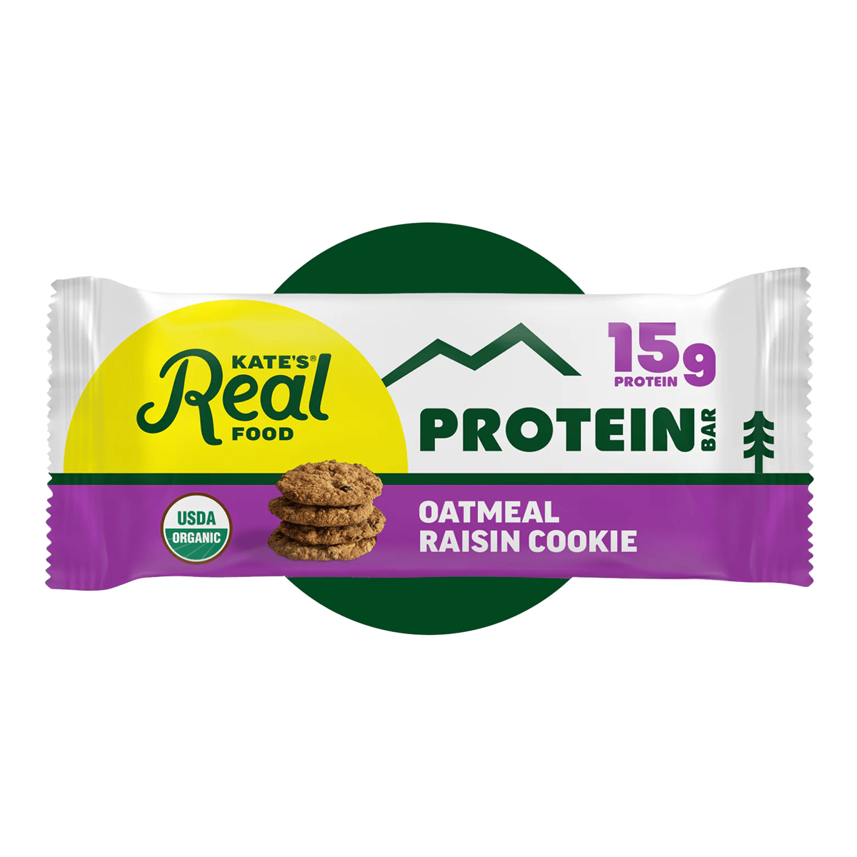 Kate's Oatmeal Raisin Cookie 15g Protein Bar