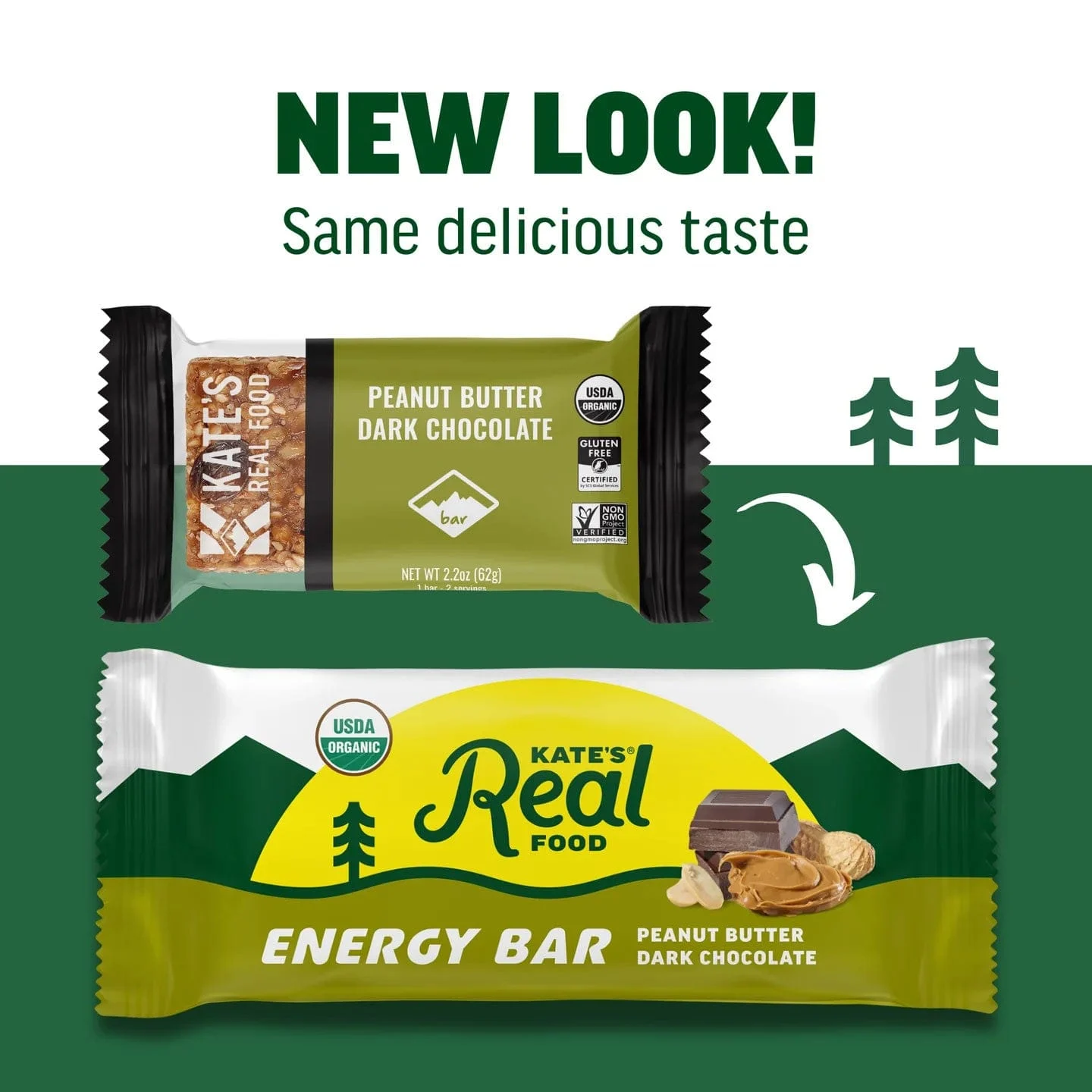 Kate's Peanut Butter Dark Chocolate Bar