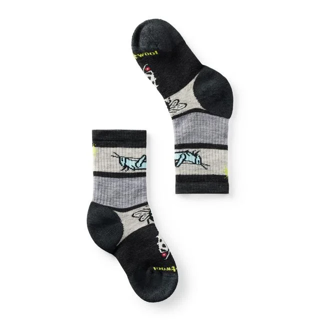 Kids Hike Full Cushion Garden Bugs Pattern Crew Socks