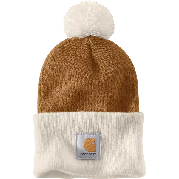 Knit Pom Cuffed Beanie