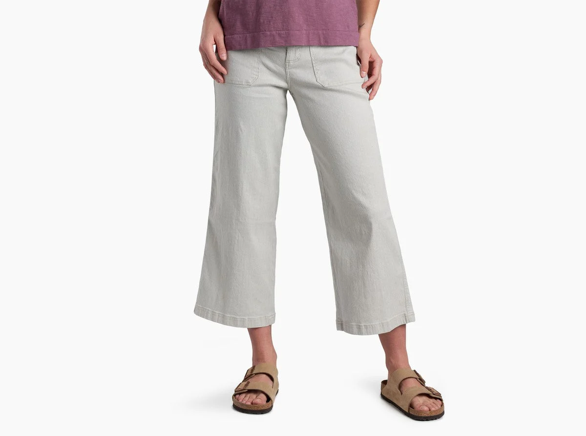 KUHL Seaboard Crop Wide Leg Pant Women's | Miyar Adventures
