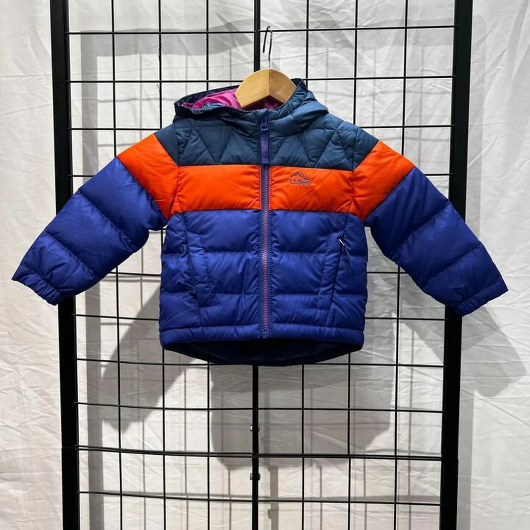 L.L.Bean Display Sample - Kids Bean Down Jacket Colorblock
