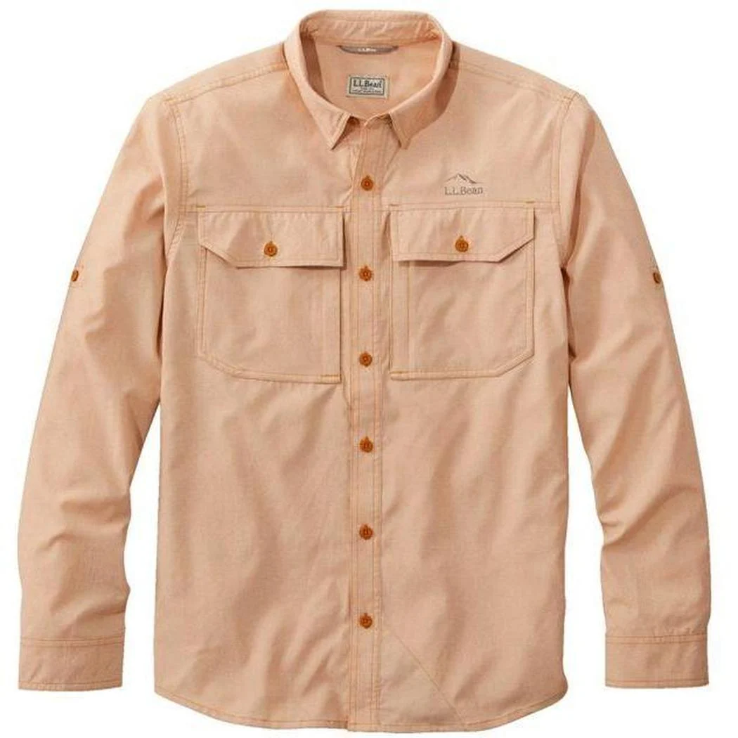 L.L.Bean Men's No Fly Zone Shirt Long-Sleeve