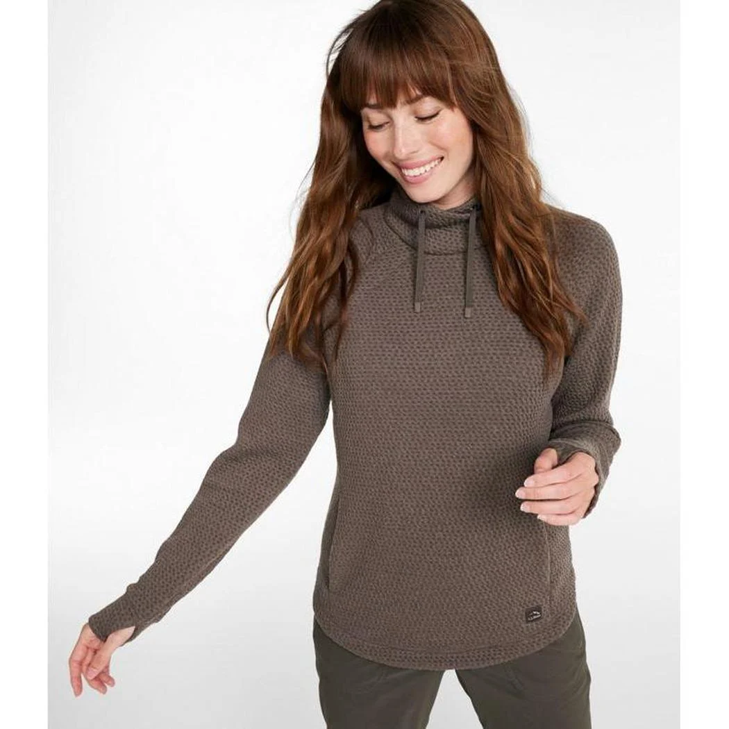 L.L.Bean Women's Ridgeknit Crossneck Pullover