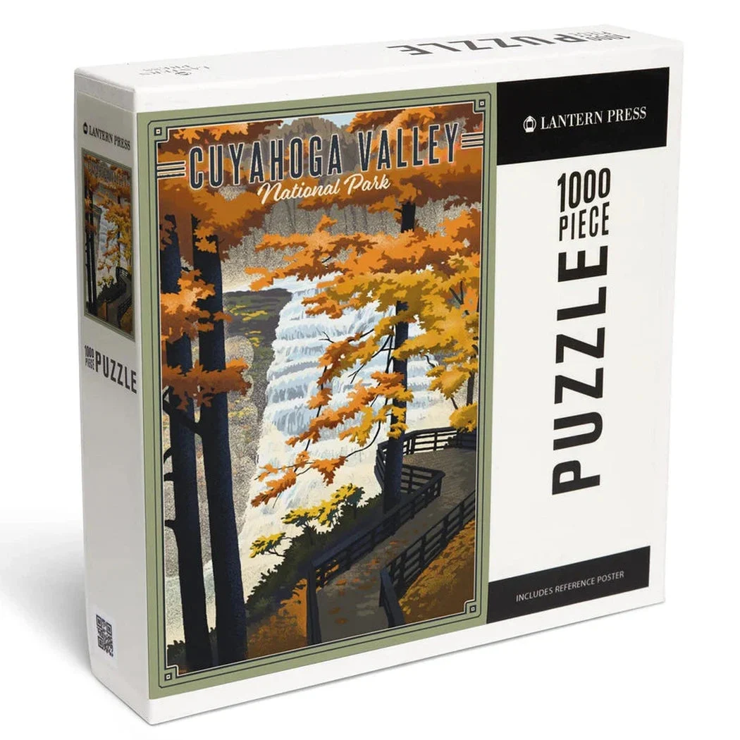 Lantern Press 1000 PIECE PUZZLE Cuyahoga Valley National Park, Ohio Litho