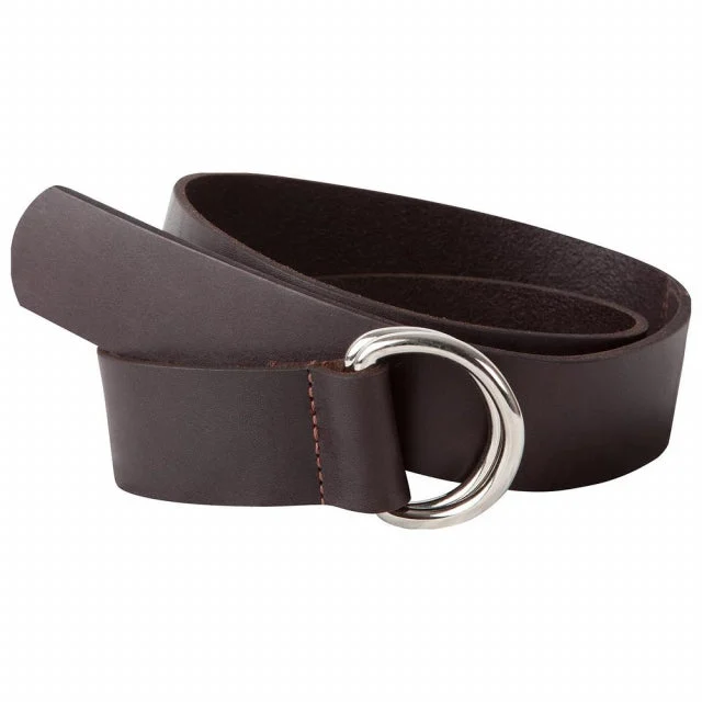 Leather D-ring Belt