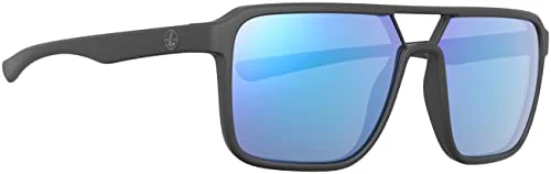 Leupold Bridger Sunglasses Dark Gray Frame Blue Mirror Lens 182674 | Miyar Adventures