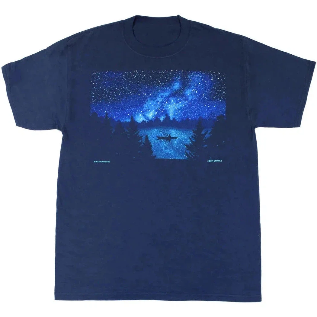 Liberty Graphics Night Kayaker Short Sleeve T