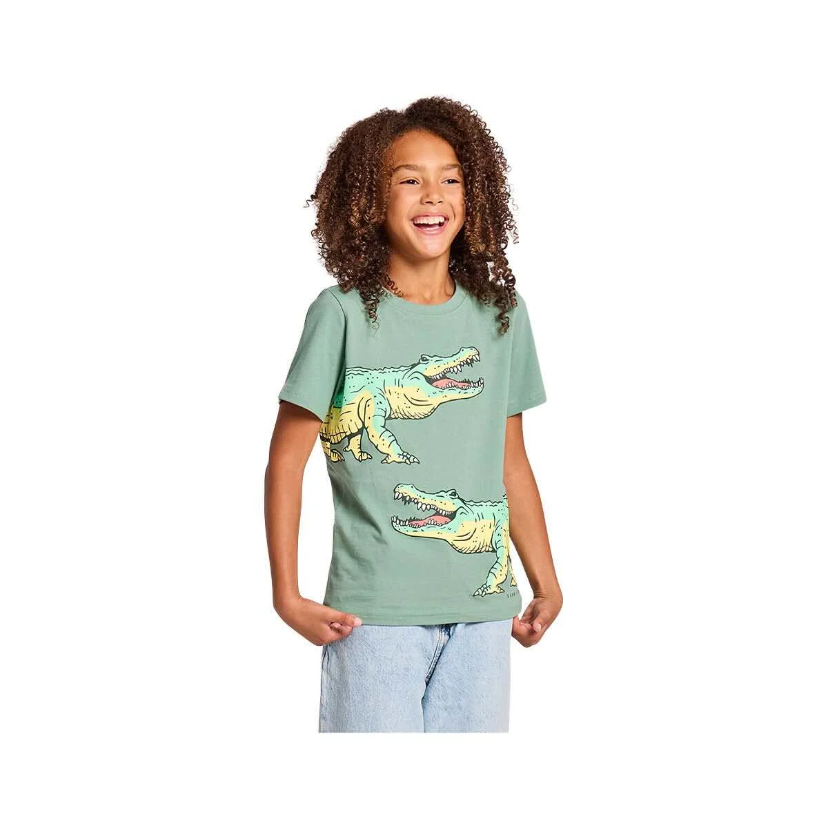 Life is Good Kids' Fierce Alligator Short Sleeve Crusher T-Shirt