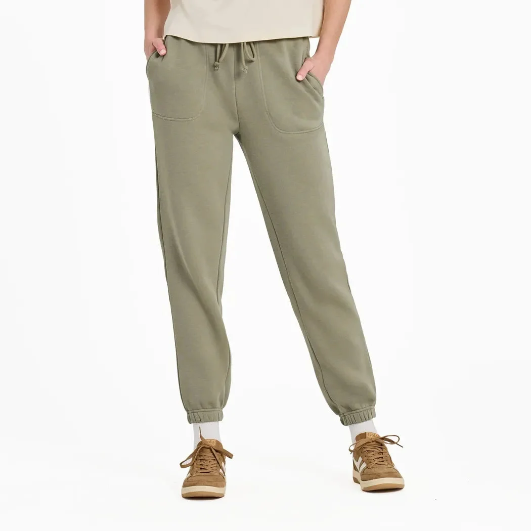 Life is Good Women's Solid Vibes Fleece Jogger
