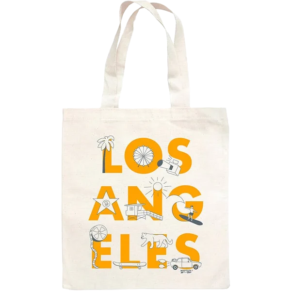 Los Angeles Font Grocery Tote