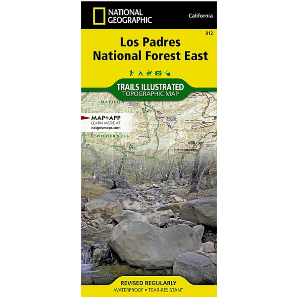 Los Padres Nat Forest East Map