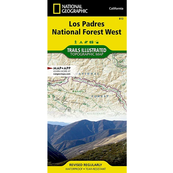 Los Padres Nat Forest West Map