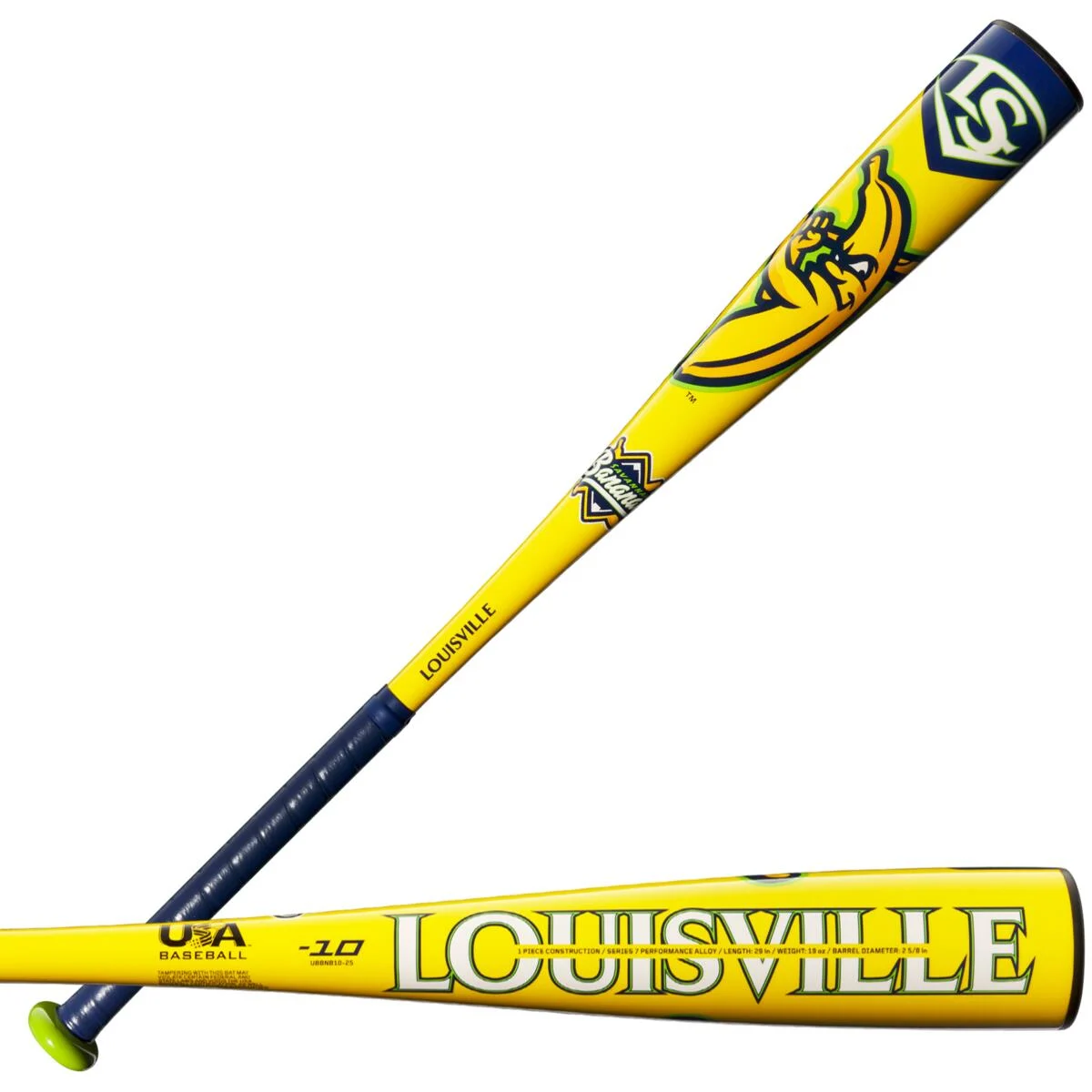 Louisville Slugger Savannah Bananas -10 USA Baseball Bat