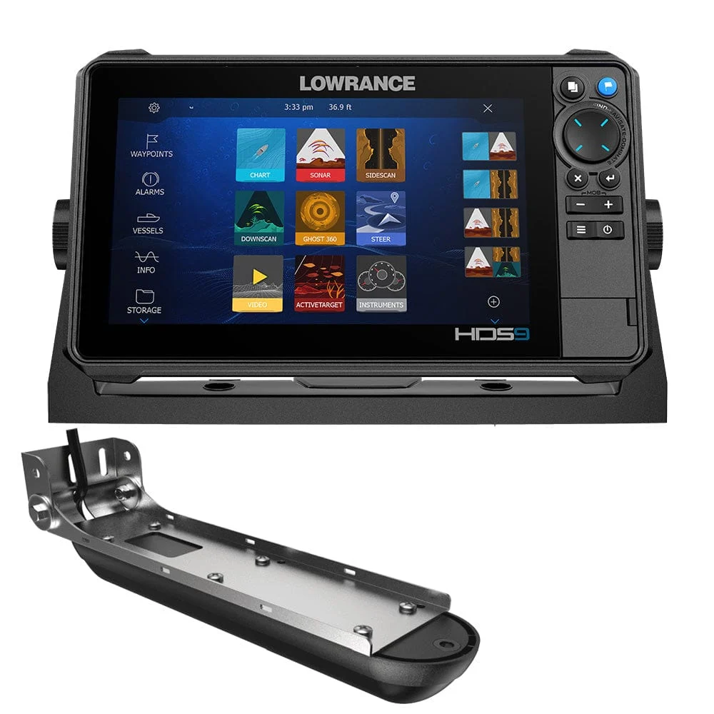 Lowrance HDS PRO 9 - W/ Preloaded C-MAP DISCOVER OnBoard Active Imagin | Miyar Adventures