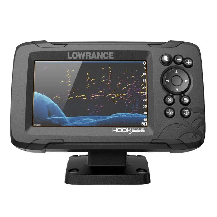 Lowrance HOOK Reveal 5 Combo w/50/200kHz HDI Transom Mount & C-MAP Con | Miyar Adventures