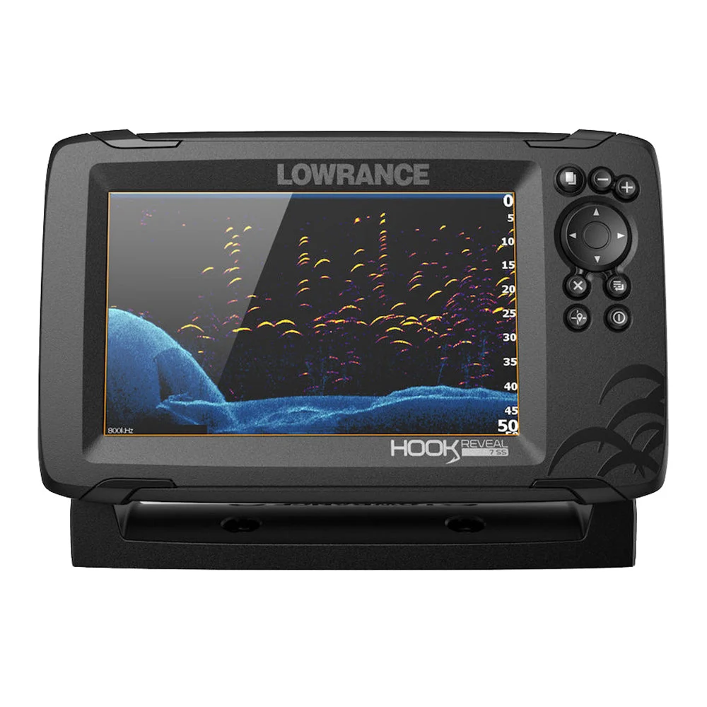 Lowrance HOOK Reveal 7 Combo with 50/200kHz HDI Transom Mount & C-MAP| Miyar Adventures