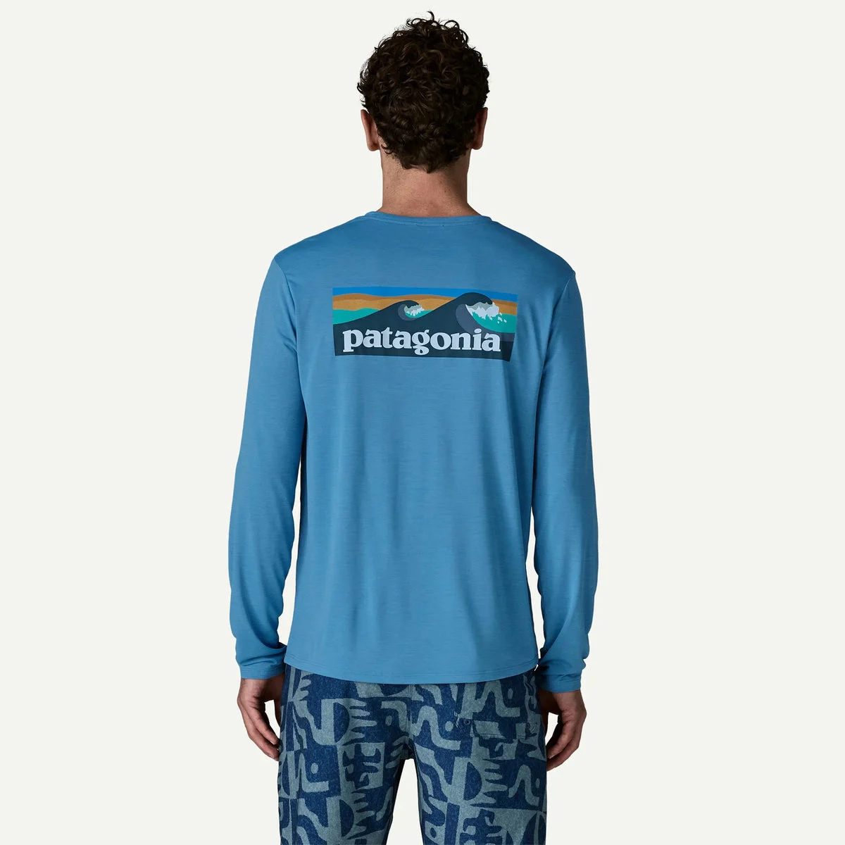 M Long Sleeve Cap Shirt Boardshort Logo