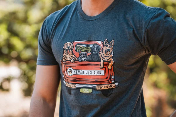 M's Never Hike Alone Tee