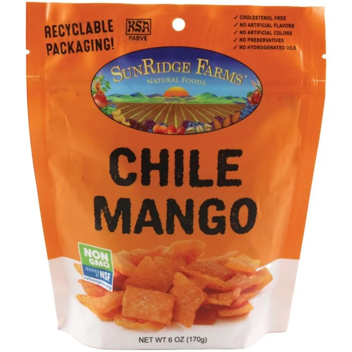MANGO CHILE SPICED 6 OZ SUNRIDGE FARMS